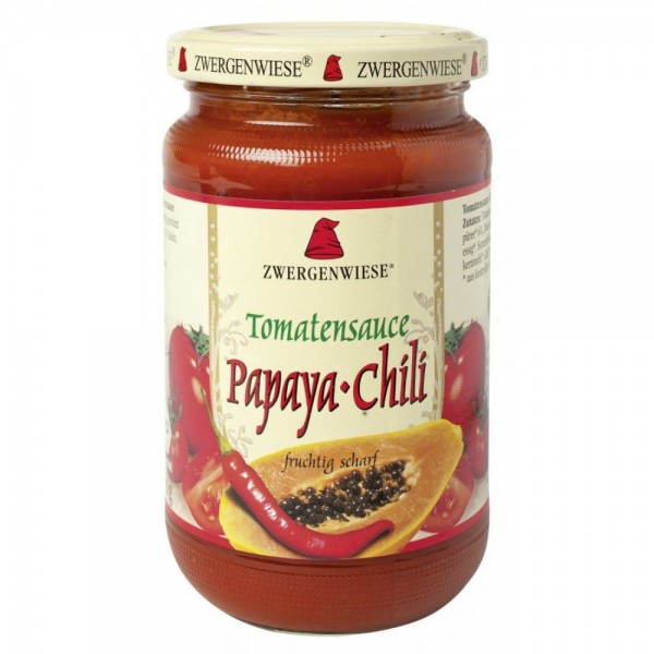 Sos de tomate Papaya-Chili fara gluten bio Zwergenwiese